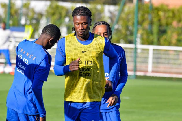 FOOTBALL : Entrainement de l™Equipe de France - 22 09 2026 Eduardo Camavinga (France) ClairefontaineFrance  Copyright: xBaptistexAutissierx