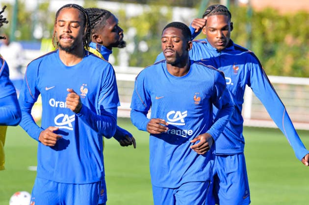 FOOTBALL : Entrainement de l™Equipe de France - 22 09 2026 Ousmane Dembele (France) ClairefontaineFrance  Copyright: xBaptistexAutissierx