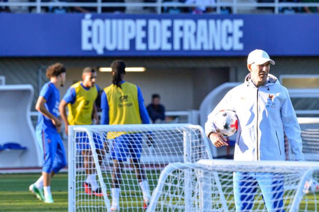 FOOTBALL : Entrainement de l™Equipe de France - 22 09 2026 ZinÃ dine Zidane (France) ClairefontaineFrance  Copyright: xBaptistexAutissierx