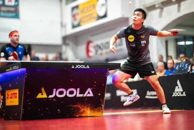 TABLE TENNIS 1ST BUNDESLIGA SEASON 2026–2027, MATCHDAY 5: MÜHLHAUSEN VS. DÜSSELDORF ** FOR EDITORIAL PURPOSES ONLY ** EDITORIAL USE ONLY ** p 22 09 2026 Mühlhausen Table Tennis 1st Bundesliga Season 2026–2027 Match Day 5 LOTTO Thüringen Center Court Post SV Mühlhausen Borussia Düsseldorf in the photo: Yongyin Li 5 Borussia Düsseldorf Germany Thuringia Mühlhausen Copyright SaschaxFromm Copyright: SaschaxFromm doc87ps0slxe5j1dibn1f2a ,EDITORIAL USE ONLY Copyright: SaschaxFromm