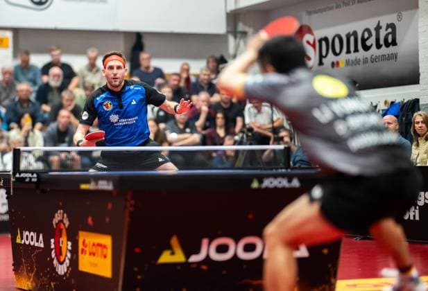 TABLE TENNIS 1ST BUNDESLIGA SEASON 2026–2027, MATCHDAY 5: MÜHLHAUSEN VS. DÜSSELDORF ** FOR EDITORIAL PURPOSES ONLY ** EDITORIAL USE ONLY ** p September 22, 2026 Mühlhausen Table Tennis 1st Bundesliga Season 2026–2027 Match Day 5 LOTTO Thüringen Center Court Post SV Mühlhausen vs. Borussia Düsseldorf Photo by Steffen Mengel Post SV Mühlhausen in action against Yongyin Li 5 Borussia Düsseldorf Germany Thuringia Mühlhausen Copyright SaschaxFromm Copyright: SaschaxFromm doc87ps0stxt0lmqpi8197 ,EDITORIAL USE ONLY Copyright: SaschaxFromm