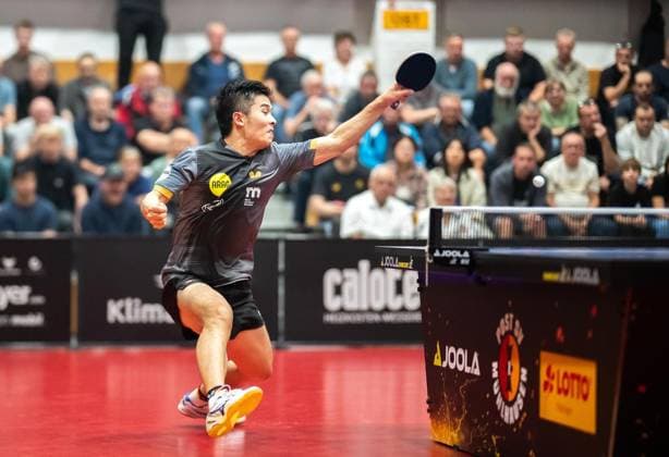 TABLE TENNIS 1ST BUNDESLIGA SEASON 2026–2027, MATCHDAY 5: MÜHLHAUSEN VS. DÜSSELDORF ** FOR EDITORIAL PURPOSES ONLY ** EDITORIAL USE ONLY ** p 22 09 2026 Mühlhausen Table Tennis 1 Bundesliga Season 2026–2027 Match Day 5 LOTTO Thüringen Center Court Post SV Mühlhausen Borussia Düsseldorf in the photo: Yongyin Li 5 Borussia Düsseldorf Germany Thuringia Mühlhausen Copyright SaschaxFromm Copyright: SaschaxFromm doc87ps0t9wtrs1m5e39195 ,EDITORIAL USE ONLY Copyright: SaschaxFromm
