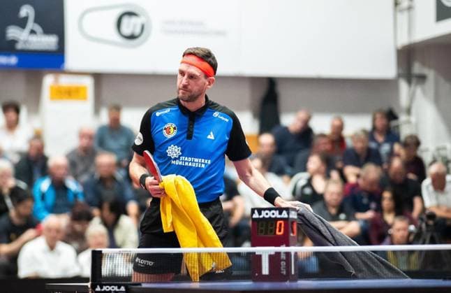 TABLE TENNIS 1ST BUNDESLIGA SEASON 2026–2027, MATCHDAY 5: MÜHLHAUSEN VS. DÜSSELDORF ** FOR EDITORIAL PURPOSES ONLY ** EDITORIAL USE ONLY ** p September 22, 2026 Mühlhausen Table Tennis 1st Bundesliga Season 2026–2027 Match Day 5 LOTTO Thüringen Center Court Post SV Mühlhausen Borussia Düsseldorf Photo by Steffen Mengel Post SV Mühlhausen Germany Thuringia Mühlhausen Copyright SaschaxFromm Copyright: SaschaxFromm doc87ps0s6c8dv1513o2eto ,EDITORIAL USE ONLY Copyright: SaschaxFromm