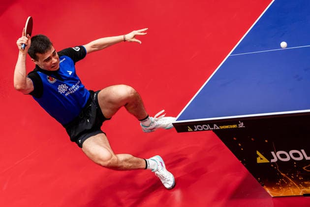 September 22, 2026, GER, Table Tennis, Men, Season 26-27, Post SV Mühlhausen vs. Borussia Düsseldorf, Kay Stumper; Post SV Mühlhausen loses to Kanak Jha 0–3 in sets; 99974 Mühlhausen, LOTTO Thuringia Center Court, Thuringia, Thuringia, Germany
