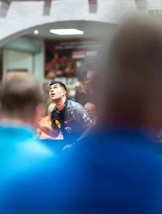 TABLE TENNIS 1ST BUNDESLIGA SEASON 2026–2027, MATCHDAY 5: MÜHLHAUSEN VS. DÜSSELDORF ** FOR EDITORIAL PURPOSES ONLY ** EDITORIAL USE ONLY ** p 22 09 2026 Mühlhausen Table Tennis 1st Bundesliga Season 2026–2027 Match Day 5 LOTTO Thüringen Center Court Post SV Mühlhausen Borussia Düsseldorf Match Kanak Jha 4 Borussia Düsseldorf Germany Thuringia Mühlhausen Copyright SaschaxFromm Copyright: SaschaxFromm doc87ps3k2m6i9pjvppv0t ,EDITORIAL USE ONLY Copyright: SaschaxFromm