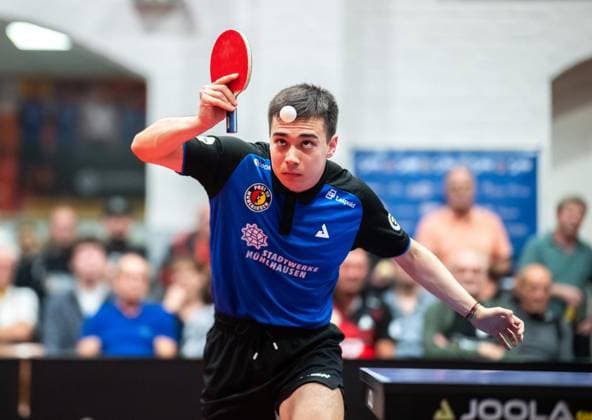 TABLE TENNIS 1ST BUNDESLIGA SEASON 2026–2027, MATCHDAY 5: MÜHLHAUSEN VS. DÜSSELDORF ** FOR EDITORIAL PURPOSES ONLY ** EDITORIAL USE ONLY ** p 22 09 2026 Mühlhausen Table Tennis 1 Bundesliga Season 2026–2027 Matchday 5 LOTTO Thüringen Center Court Post SV Mühlhausen Borussia Düsseldorf Match Kay Stumper Post SV Mühlhausen Germany Thuringia Mühlhausen Copyright SaschaxFromm Copyright: SaschaxFromm doc87ps3kcov5uswkfb197 ,EDITORIAL USE ONLY Copyright: SaschaxFromm