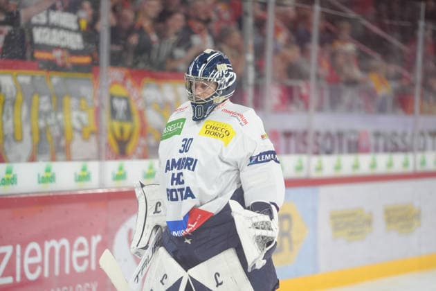 Biel Bienne, Switzerland - September 22: Goalkeeper Philip Wuthrich (30 HCAP) during the National League match between EHC Biel-Bienne and HC Ambri-Piotta at Tissot Arena on September 22, 2026 in Biel Bienne, Switzerland. Copyright: xKjetilxWaberx xSPPx Sportspressphoto_SPR237207