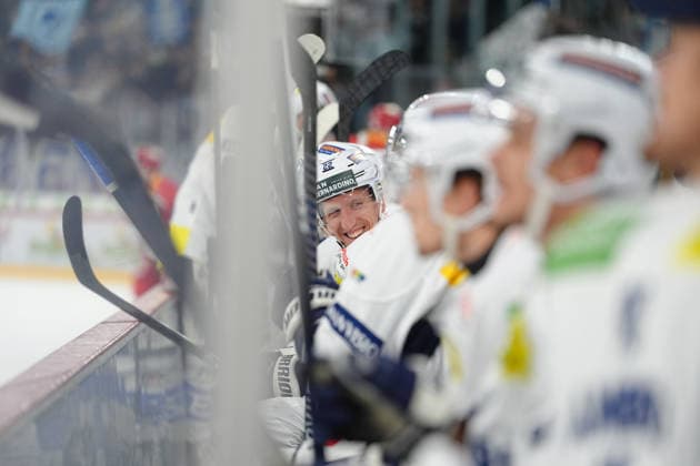 Biel Bienne, Switzerland - September 22: Diego Kostner (22 HCAP) after the 0:1 for HC Ambri-Piotta during the National League match between EHC Biel-Bienne and HC Ambri-Piotta at Tissot Arena on September 22, 2026 in Biel Bienne, Switzerland. Copyright: xKjetilxWaberx xSPPx Sportspressphoto_SPR237219