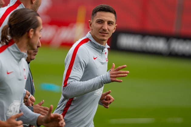 Bartosz Slisz seen during the Poland national team, Nationalteam training session on the second day of the team™s training camp ahead of the upcoming UEFA Nations League matches (Kazimierz Koper Ball Raw Images) Warszawa KS Zwar Poland Copyright: xKazimierzxKoperx KAZ_PZPN_DAY2-31