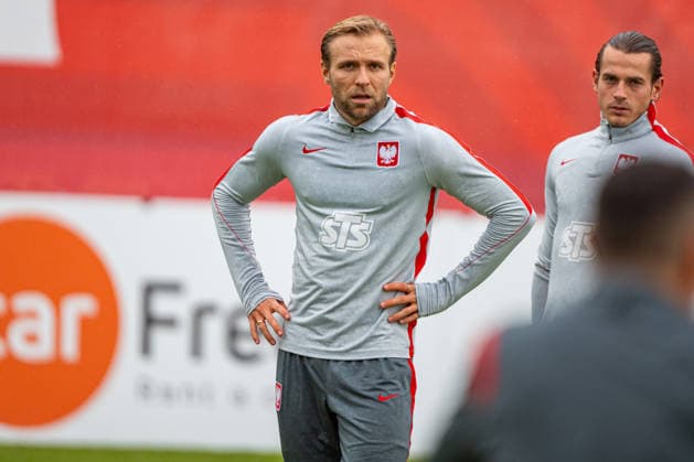 Tymoteusz Puchacz seen during the Poland national team, Nationalteam training session on the second day of the team™s training camp ahead of the upcoming UEFA Nations League matches (Kazimierz Koper Ball Raw Images) Warszawa KS Zwar Poland Copyright: xKazimierzxKoperx KAZ_PZPN_DAY2-60