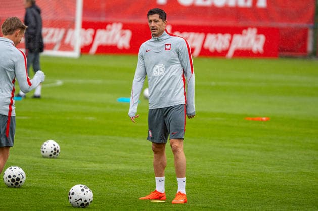 Robert Lewandowski seen during the Poland national team, Nationalteam training session on the second day of the team™s training camp ahead of the upcoming UEFA Nations League matches (Kazimierz Koper Ball Raw Images) Warszawa KS Zwar Poland Copyright: xKazimierzxKoperx KAZ_PZPN_DAY2-79