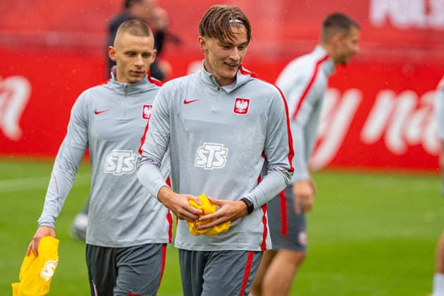 Kacper Potulski seen during the Poland national team, Nationalteam training session on the second day of the team™s training camp ahead of the upcoming UEFA Nations League matches (Kazimierz Koper Ball Raw Images) Warszawa KS Zwar Poland Copyright: xKazimierzxKoperx KAZ_PZPN_DAY2-85