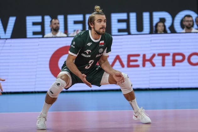 Poland v Germany - 2026 CEV Men s European Volleyball Championship SOFIA, BULGARIA - SEPTEMBER 22: Jakub Popiwczak of Poland in action during the 2026 CEV Men s European Volleyball Championship quarter-final match between Poland and Germany at Arena 8888 in Sofia, Bulgaria, on September 22, 2026. Osmancan Gurdogan Anadolu Sofia Bulgaria. Editorial use only. Please get in touch for any other usage.  Copyright: x2026xAnadoluxOsmancanxGurdoganx