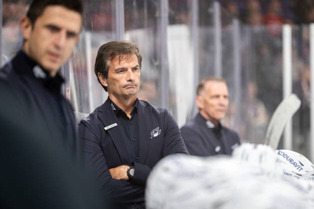 Dallas Eakins, Coach, Head Coach, Adler Mannheim, Nuremberg Ice Tigers vs. Adler Mannheim, Ice Hockey, Penny DEL, Matchday 3, September 21, 2026, Nuremberg Ice Tigers vs. Adler Mannheim, Ice Hockey, Penny DEL, Matchday 3, September 21, 2026 Copyright: xEibner-Pressefoto ThomasxHahnx EP_NIT