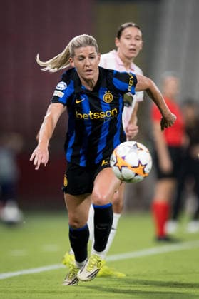 September 22, 2026: Olivia Schough of Inter during the Women’s Champions League soccer match between Inter and Häcken on September 22, 2026 in Monza. Photo by Carl Sandin. BILDBYRAN code CS CS0982 soccer football fotball UEFA Women s Champions League Inter Häcken women s BBENG soccer football fotball UEFA Women s Champions League Inter Häcken women s BBENG  Copyright: CARLxSANDIN BB260922CS108