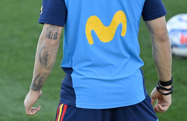 Spanish national football team prepares for UEFA Nations League match against England MADRID, SPAIN - SEPTEMBER 22: A view of portrait tattoo depicting Spain head coach Luis de la Fuente on the arm of Marc Cucurella during open practice session ahead of 2026-27 UEFA Nations League C match against England at the Royal Spanish Football Federation s (RFEF) Las Rozas facility in Madrid, Spain on September 22, 2026. Burak Akbulut Anadolu Madrid Spain. Editorial use only. Please get in touch for any other usage.  Copyright: x2026xAnadoluxBurakxAkbulutx