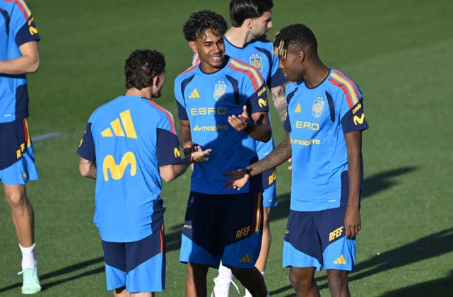 Football, Nations League, Spain national team, training