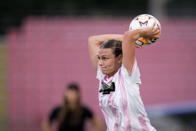 September 22, 2026: Maja Bodin of Häcken during the Women’s Champions League soccer match between Inter and Häcken on September 22, 2026 in Monza. Photo by Carl Sandin. BILDBYRAN code CS CS0982 soccer football fotball uefa womens champions league inter häcken women s bbeng soccer football fotball uefa womens champions league inter häcken women s bbeng  Copyright: CARLxSANDIN BB260922CS124