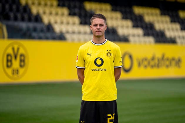 Borussia Dortmund; 1. BL, Porträttermin 2026 2027 Joey Veerman; Borussia Dortmund; 1. BL, Porträttermin 2026 2027 Foto: Borussia Dortmund Hendrik Deckers via Revierfoto Borussia Dortmund; 1. BL, Porträttermin 2026 2027