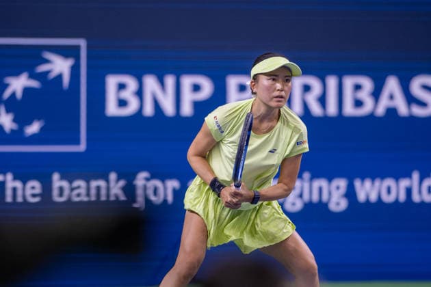 RECORD DATE NOT STATED 22nd September 2026; Kallang Tennis Hub, Singapore; WTA, Tennis Damen Tennis, Singapore Open Day 2; Makoto Ninomiya, Japan DavidxAsh