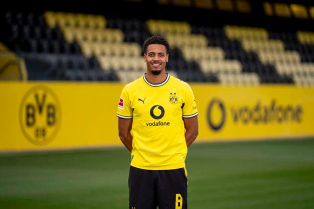 Borussia Dortmund; 1. BL, Porträttermin 2026 2027 Felix Nmecha; Borussia Dortmund; 1. BL, Porträttermin 2026 2027 Foto: Borussia Dortmund Hendrik Deckers via Revierfoto Borussia Dortmund; 1. BL, Porträttermin 2026 2027