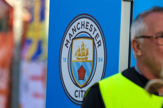Soccer Europe UEFA Women s Champions League 2026–2027, Matchday 1 of the group stage, September 22, 2026, 6:45 p.m. FC Bayern Munich Women vs. Manchester City Women Sportpark Unterhaching, Unterhaching, Germany Manchester City Logo Unterhaching Munich Sportpark Unterhaching Bavaria Germany Copyright: xAmiirxAmedjouax