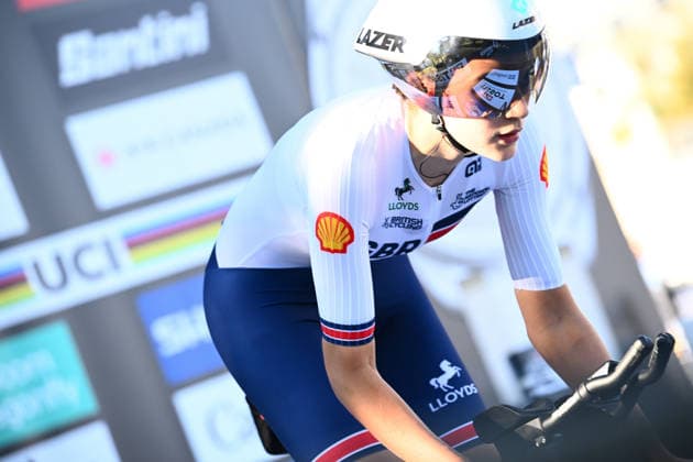 2026 UCI Road World Championships Picture by Simon Wilkinson SWpix.com - 22 09 2026 - Cycling - 2026 UCI Road World Championships - MontrÃ al, Canada - Women Junior Individual Time Trial (ITT) - Aalia Clay (Great Britain) MontrÃ al Avenue du Parc Canada Copyright: x xSWpix.comx(t axPhotographyxHubxLtd)xSimonxWilkinson SWpix.comx SWP-3521-1701