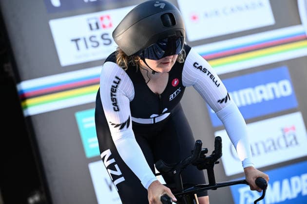 2026 UCI Road World Championships Picture by Simon Wilkinson SWpix.com - 22 09 2026 - Cycling - 2026 UCI Road World Championships - MontrÃ al, Canada - Women Junior Individual Time Trial (ITT) - Jesse Thomson (New Zealand) MontrÃ al Avenue du Parc Canada Copyright: x xSWpix.comx(t axPhotographyxHubxLtd)xSimonxWilkinson SWpix.comx SWP-3521-1708