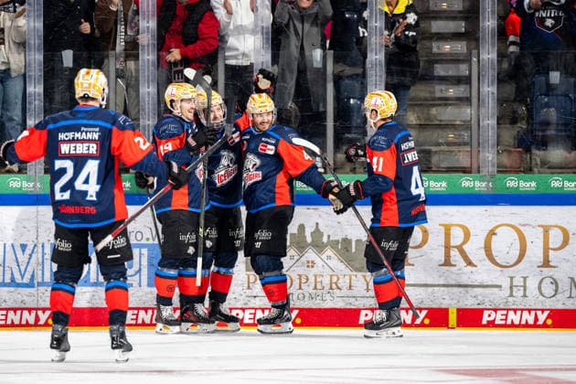 September 22, 2026, 2026–2027 Ice Hockey Season, Penny DEL, Nuremberg Ice Tigers, Icetigers, Adler Mannheim, ThHa xthxhax, Austin Magera 19, Nuremberg Ice Tigers, NIT Tyler Spezia 37, Nuremberg Ice Tigers, NIT Greg Meireles 43, Nuremberg Ice Tigers, NIT Marcus Weber 24, Nuremberg Ice Tigers, NIT Jakob Weber 41, Nuremberg Ice Tigers, NIT Goal celebration, joy, cheering