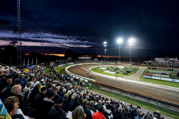 260922 Hejla Arena during Game 2 of the Elitserien finals between Västervik and Dackarna Malilla on September 22, 2026, in Västervik  Copyright: OSCARxWALLIN BB260922BB635