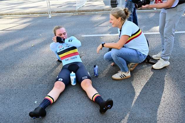 UCI 2026 Road World Championship, WM, Weltmeisterschaft Montreal 22 09 2026 MONTREAL, CANADA - SEPTEMBER 22 : Decruyenaere Yana (BEL) during the Women Junior Individual Time Trial of the 2026 UCI Road World Championships 93th edition an UCI World Championships cycling race of 10.7 km with start in Montreal and finish in Montreal on September 22, 2026 in Montreal, Canada, 22 09 2026 Montreal Canada  Copyright: xPeterxDexVoechtx