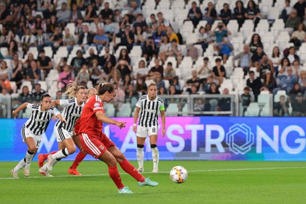 Football, Women's, Champions League, Juventus Turin v Benfica Lisbon