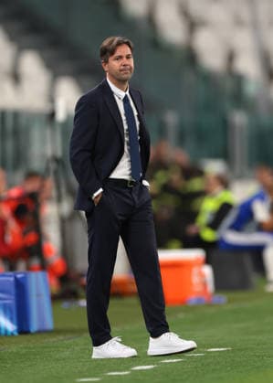 Juventus Women v SL Benfica Women - UEFA Womens Champions League - League Phase Matchday 1 - Season 2026-2027 Turin, Italy, 22nd September 2026. Isaac Oriol Guerrero Hernandez Head coach of Juventus looks on during the Juventus Women vs SL Benfica Women UEFA Womens Champions League, League Phase, Matchday 1, match at Juventus Stadium, Turin. Picture credit should read: Jonathan Moscrop Turin Juventus Stadium Italy