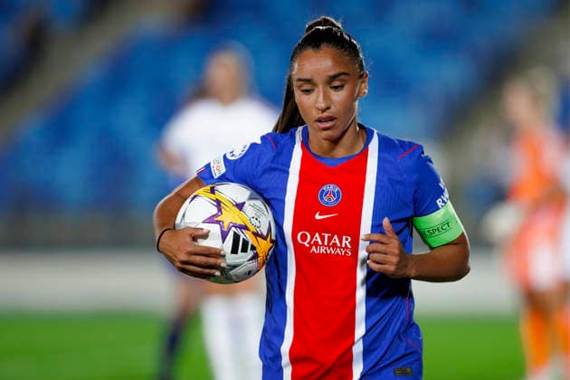 UEFA Women s Champions League - Real Madrid vs Paris Saint-Germain MADRID, SPAIN -September 22:Sakina Karchaoui of Paris Saint-Germain during the UEFA Women s Champions League match between Real Madrid and Paris Saint-Germain at Alfredo Di Stefano stadium in Madrid.(Photo by Guille Martinez f22photo) Madrid Alfredo Di Stefano Stadium Spain Copyright: xGuillermoxMartinezx