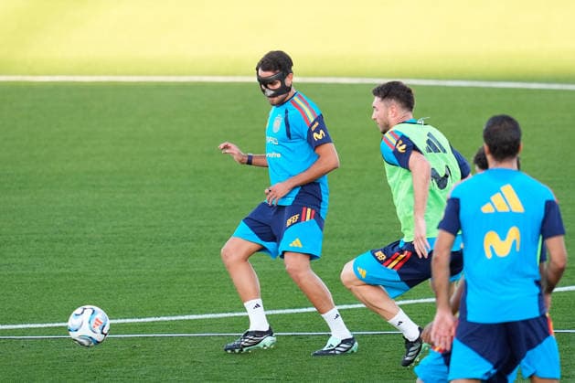 September 22, 2026, Las Rozas, Madrid, Spain: Eric Garcia during the training session of Spain Team ahead of the UEFA Nations League 2026 27 matches against England, Croatia and Czech Republic at Ciudad del Futbol on September 22, 2026, in Las Rozas, Madrid, Spain. Training Session Of Spain Team - UEFA Nations League 26 27  - ZUMAa181 20260922_zaa_a181_001 Copyright: xDennisxAgyemanx