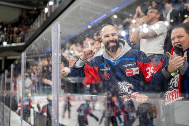 September 22, 2026 Ice Hockey Season 2026–2027 Penny DEL Nuremberg Ice Tigers Icetigers Adler Mannheim ThHa xthxhax Cheers and joy among the fans