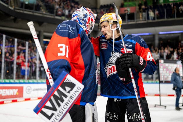 September 22, 2026, 2026–2027 Ice Hockey Season, Penny DEL, Nuremberg Ice Tigers, Icetigers, Adler Mannheim, ThHa xthxhax, Niklas Treutle 31, Nuremberg Ice Tigers, NIT, Jake Ustorf 48, Nuremberg Ice Tigers, NIT Cheering, Joy