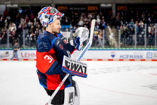 September 22, 2026 Ice Hockey Season 2026–2027 Penny DEL Nuremberg Ice Tigers Icetigers Adler Mannheim ThHa xthxhax Niklas Treutle 31, Nuremberg Ice Tigers, NIT Cheering, Joy