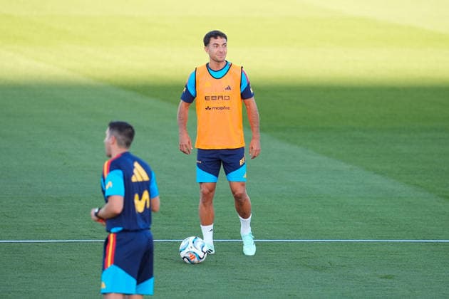 September 22, 2026, Las Rozas, Madrid, Spain: Martin Zubimendi during the training session of Spain Team ahead of the UEFA Nations League 2026 27 matches against England, Croatia and Czech Republic at Ciudad del Futbol on September 22, 2026, in Las Rozas, Madrid, Spain. Training Session Of Spain Team - UEFA Nations League 26 27  - ZUMAa181 20260922_zaa_a181_014 Copyright: xDennisxAgyemanx