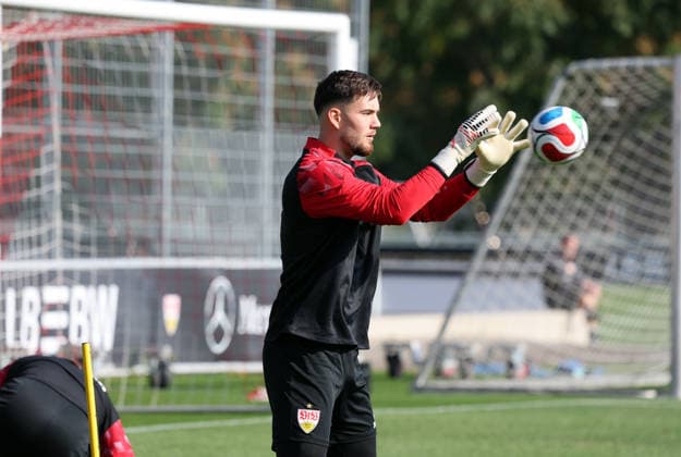 September 22, 2026 VfB Stuttgart Practice Germany, Stuttgart, September 22, 2026, Soccer, Bundesliga, 2026–2027 Season, VfB Stuttgart Practice Dennis Seimen