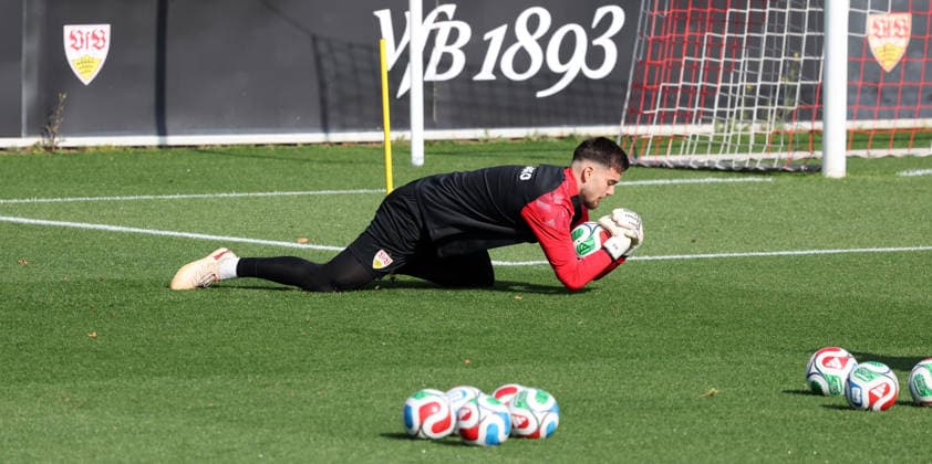 September 22, 2026 VfB Stuttgart Practice Germany, Stuttgart, September 22, 2026, Soccer, Bundesliga, 2026–2027 Season, VfB Stuttgart Practice Dennis Seimen
