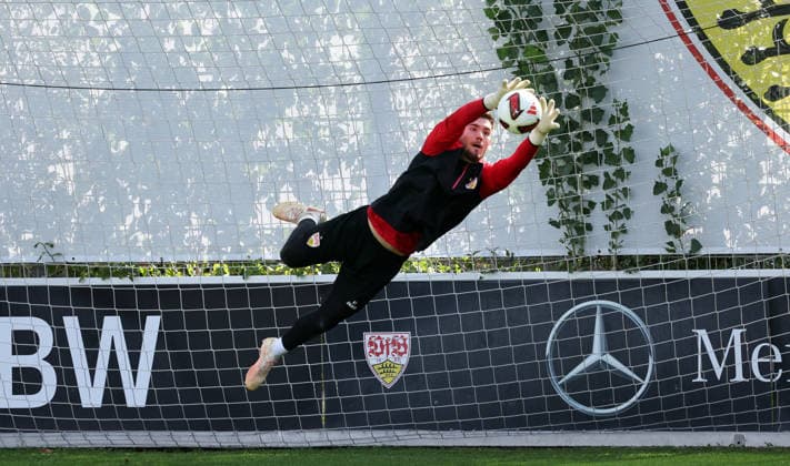 September 22, 2026 VfB Stuttgart Practice Germany, Stuttgart, September 22, 2026, Soccer, Bundesliga, 2026–2027 Season, VfB Stuttgart Practice Dennis Seimen