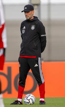 September 22, 2026, German National Soccer Team (DFB), training camp in Herzogenaurach, at the ADIDAS headquarters, ahead of the UEFA Nations League matches; German national team coach Jürgen Klopp looks pensive