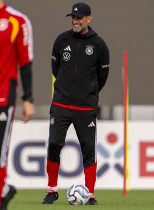 September 22, 2026, German National Soccer Team (DFB), training camp in Herzogenaurach, at the ADIDAS headquarters, ahead of the UEFA Nations League matches, German national team coach Jürgen Klopp laughing