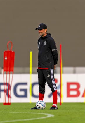 September 22, 2026, German National Soccer Team (DFB), training camp in Herzogenaurach, at the ADIDAS headquarters, ahead of the UEFA Nations League matches, German national team coach Jürgen Klopp laughing