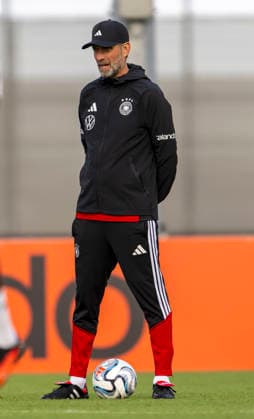 September 22, 2026, German National Soccer Team (DFB), training camp in Herzogenaurach, at the ADIDAS headquarters, ahead of the UEFA Nations League matches, German national team coach Jürgen Klopp looks pensive