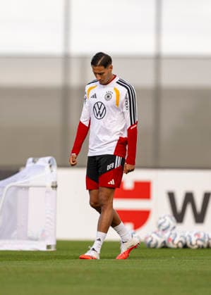 September 22, 2026, German National Soccer Team (DFB), training camp in Herzogenaurach, at the ADIDAS headquarters, ahead of the UEFA Nations League matches, Younes Ebnoutalib, Germany
