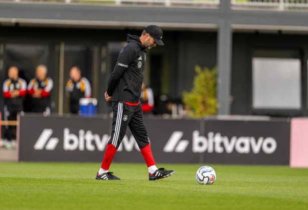 September 22, 2026, DFB German National Soccer Team, training camp in Herzogenaurach, at ADIDAS s home ground, ahead of the UEFA Nations League matches, German national team coach Jürgen Klopp looks pensive