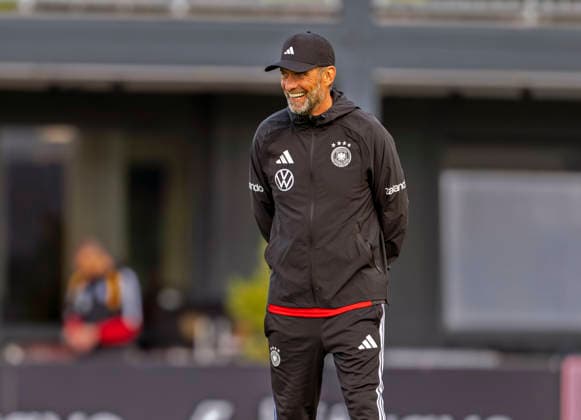September 22, 2026, German National Soccer Team (DFB), training camp in Herzogenaurach, at the ADIDAS headquarters, ahead of the UEFA Nations League matches, German national team coach Jürgen Klopp smiling