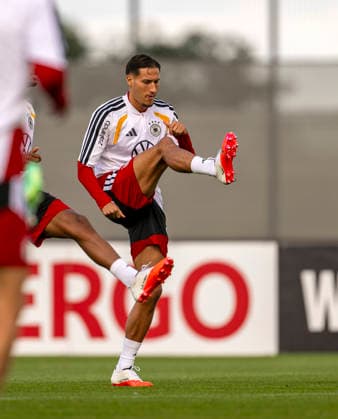 September 22, 2026, German National Soccer Team (DFB), training camp in Herzogenaurach, at the ADIDAS headquarters, ahead of the UEFA Nations League matches, Younes Ebnoutalib, Germany